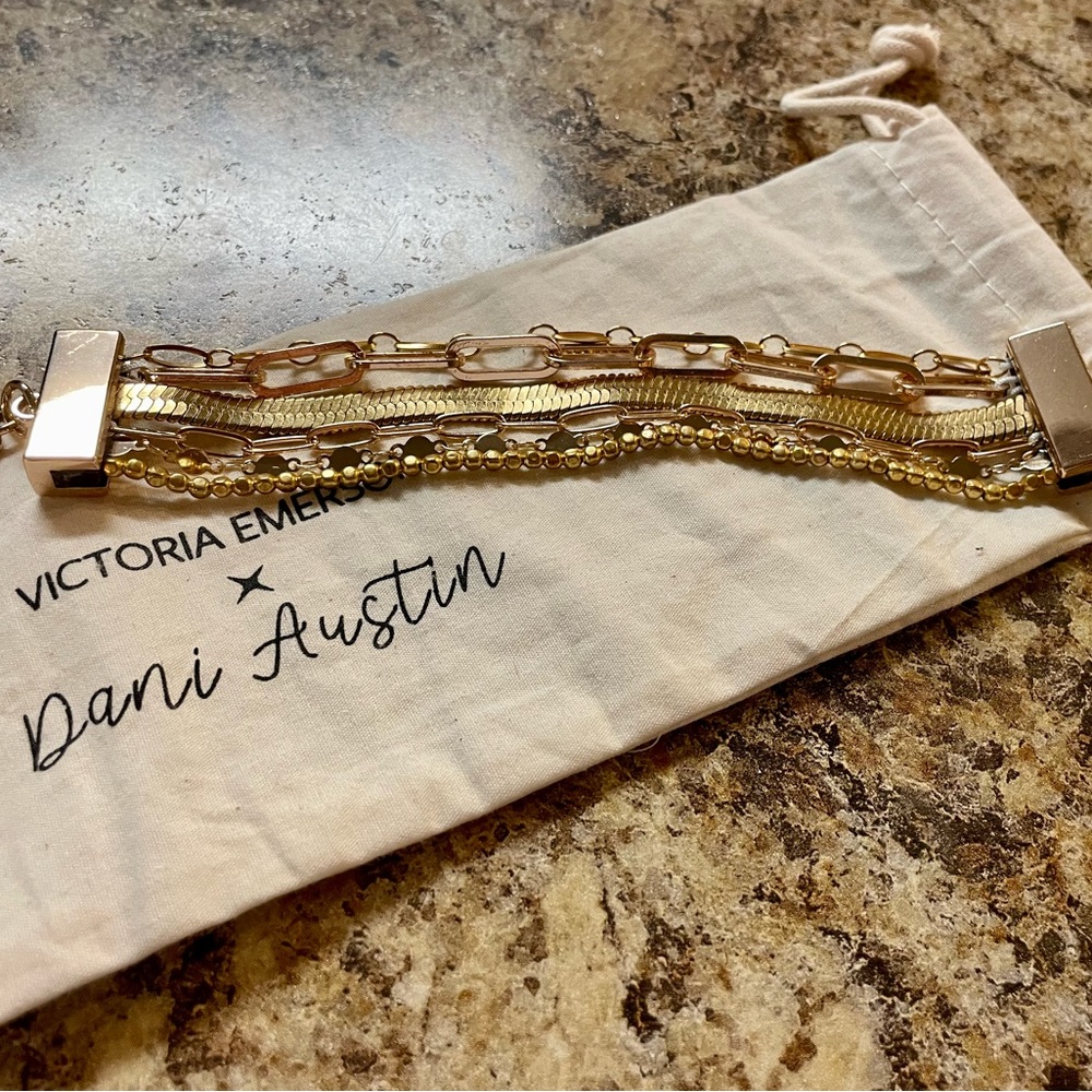 New in bag Victoria Emerson x Dani Austin bracelet stack